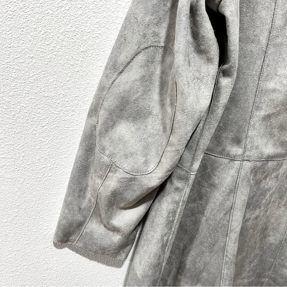 MAINPOL Faux Suede Mid Length Jacket - Picture 8 of 11